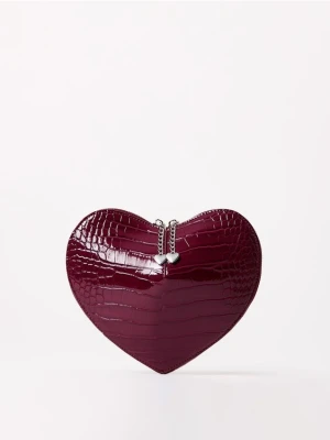 Mohito - Torebka serce - ciemny fiolet