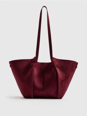 Mohito - Torebka shopper z kosmetyczką - kasztanowy