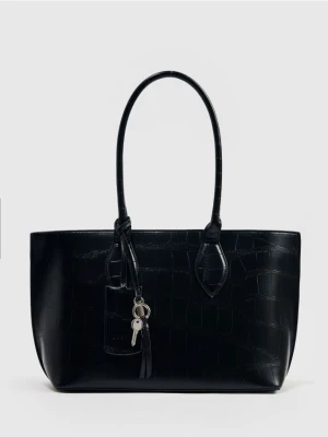 Mohito - Torebka shopper z zawieszką - czarny