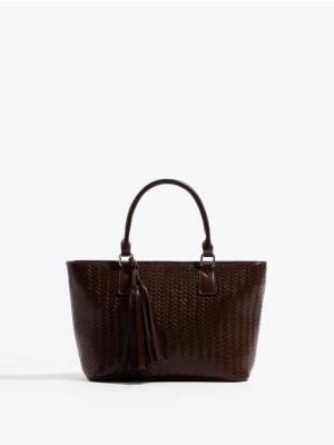 Mohito - Torebka z brelokiem - ciemnobrązowy