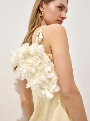 Mohito - Torebka z elementami 3D - kremowy