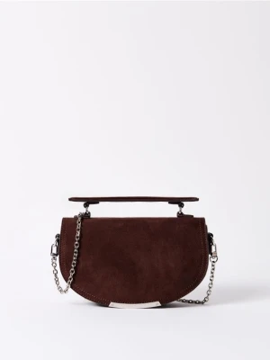 Mohito - Torebka z łańcuszkiem - ciemnobrązowy
