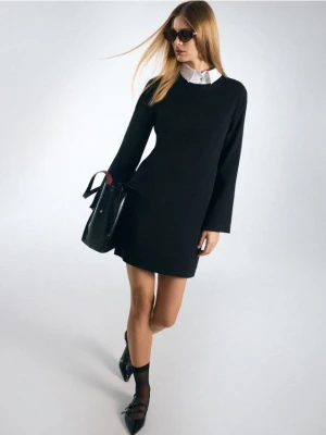 Mohito - Trapezowa sukienka mini - czarny