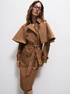 Mohito - Trencz oversize - beżowy