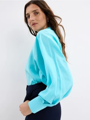 Mohito - Turkusowa koszula z modalem - turkusowy