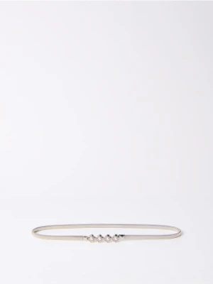 Mohito - Wąski pasek - srebrny