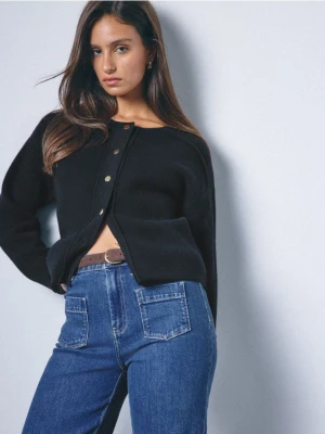 Mohito - Wełniany kardigan - czarny