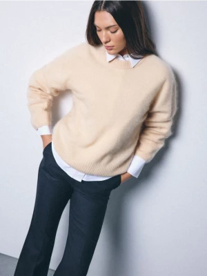 Mohito - Wełniany sweter - beżowy