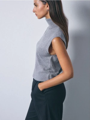 Mohito - Wełniany szary golf - szary