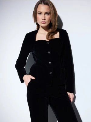 Mohito - Welurowa marynarka - czarny