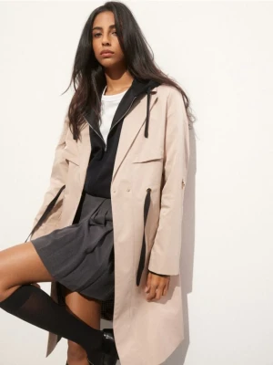 Mohito - Wiosenny płaszcz - beżowy