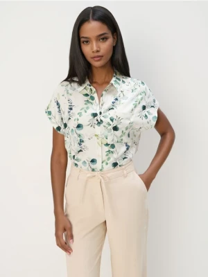 Mohito - Wiskozowa koszula ze wzorem - biały