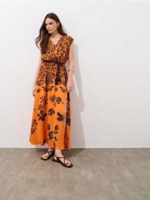 Mohito - Wiskozowa sukienka maxi - czarny