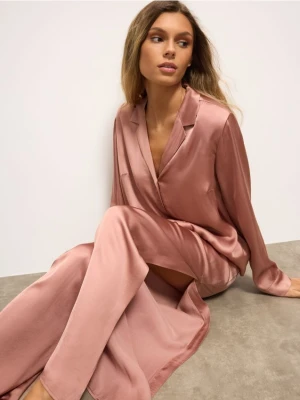 Mohito - Wiskozowe spodnie od piżamy - różowy