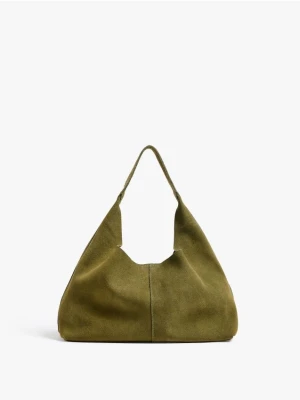 Mohito - Zamszowa torebka - oliwkowy