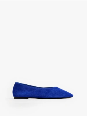 Mohito - Zamszowe baleriny - niebieski
