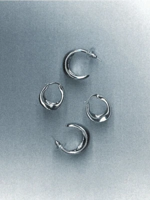 Mohito - Zestaw kolczyków - srebrny