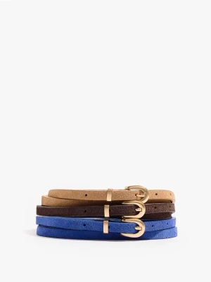 Mohito - Zestaw skórzanych pasków - wielobarwny