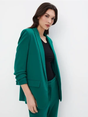 Mohito - Zielona marynarka bez zapięcia - ciemny zielony