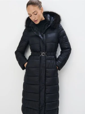 Mohito - Zimowy płaszcz - czarny