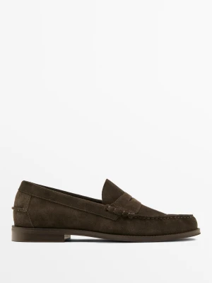 Mokasyny Antifaz - Brązowy - Massimo Dutti - Male