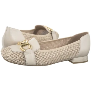 Mokasyny Beżowe 9-24201-46 199 Offwhite Comb (CP453-a) Caprice