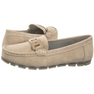 Mokasyny Beżowe DP3630/25 BE (FO154-a) Filippo