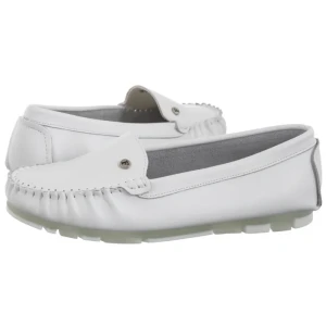 Mokasyny Białe DP2037/26 WH (FO152-a) Filippo