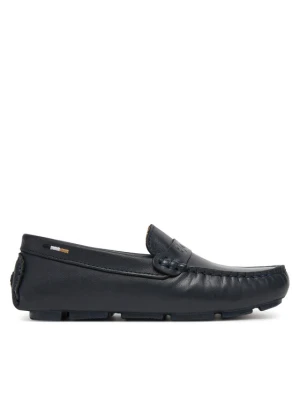 Mokasyny BOSS J51651 M Granatowy