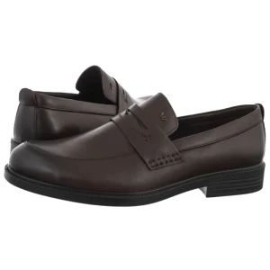 Mokasyny Brązowe 10231-52 (WO365-b) Wojas