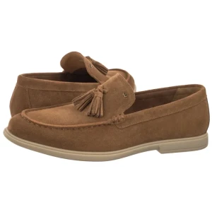 Mokasyny Brązowe 10310-63 (WO358-b) Wojas