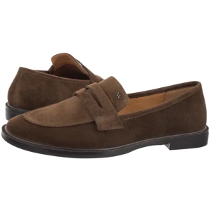 Mokasyny Brązowe 46398-62 (WO386-a) Wojas