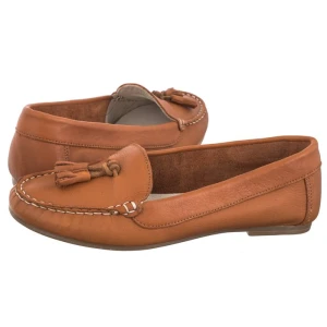 Mokasyny Brązowe 8339 SA 7598 Camel (FP37-f) Filipe