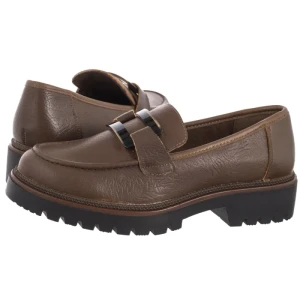 Mokasyny Brązowe MK 25166-S (SL582-c) Sergio Leone