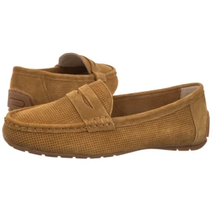 Mokasyny Brązowe V408-04248-02CUO (VE905-b) Venezia