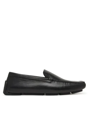 Mokasyny Calvin Klein Driver Penny Embl Lth HM0HM02085 Czarny