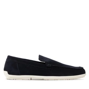 Mokasyny Calvin Klein Driving Shoe Sue HM0HM00433 Granatowy