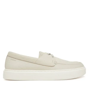 Zdjęcie produktu Mokasyny Calvin Klein Hybrid Lace Up Boat Lth HM0HM01812 Écru