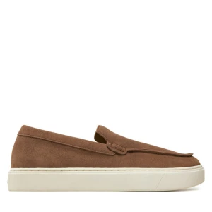 Mokasyny Calvin Klein Moccasin Suede HM0HM01794 Brązowy