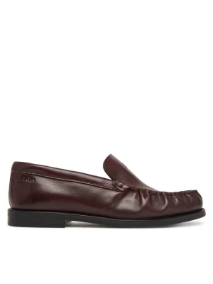 Mokasyny Calvin Klein Round Essential Loafer Lth HW0HW03195 Brązowy
