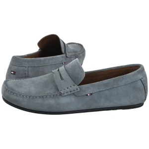 Mokasyny Casual Hilfiger Suede Driver Overcast Grey FM0FM04998 PN6 (TH1054-c) Tommy Hilfiger