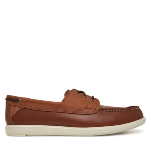 Mokasyny Clarks Bratton Boat 26181273 Brązowy