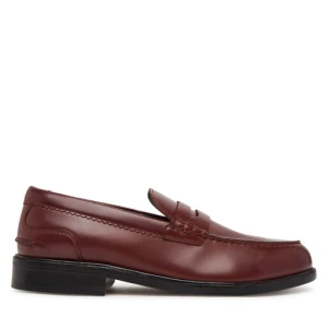 Mokasyny Clarks CraftJames Lo 26183358 Bordowy
