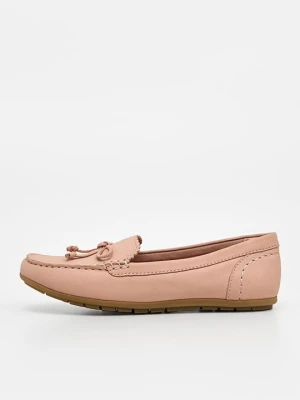 Mokasyny Clarks różowy