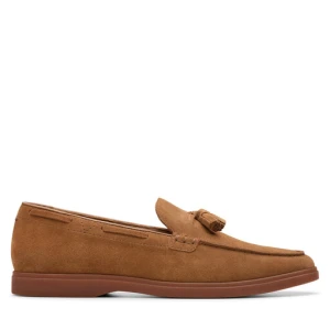 Mokasyny Clarks Torford Tassel 26180333 Brązowy