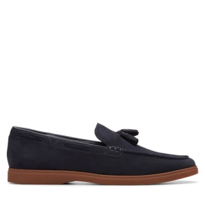 Mokasyny Clarks Torford Tassel 26180334 Granatowy