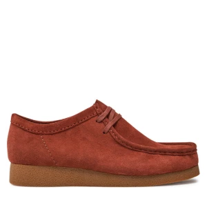 Mokasyny Clarks Wallabee Evo 26178278 Pomarańczowy