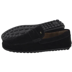 Mokasyny Czarne 10116-61 (WO78-e) Wojas