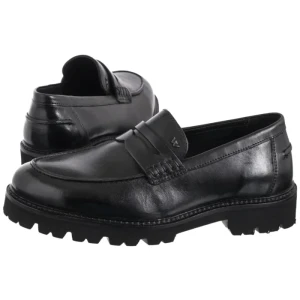 Mokasyny Czarne 46370-51 (WO347-a) Wojas