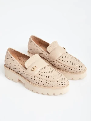 Mokasyny damskie skórzane CESARE CASADEI